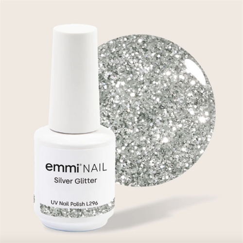 UV-Lack Silver Glitter - L296 *Vegan
